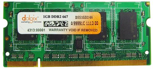 1GB ddr2 667MHz so dimm