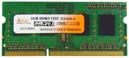 1GB ddr3 1333MHz LO dimm